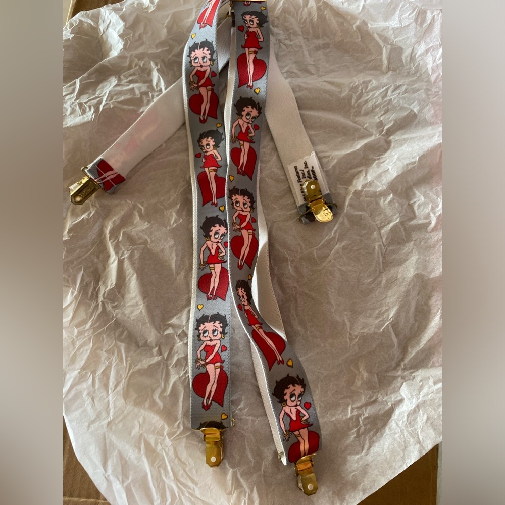 Betty Boop Suspenders for men